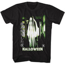 Halloween-Halloween Sheet With Glasses-Black Adult S/S T-Shirt - Black