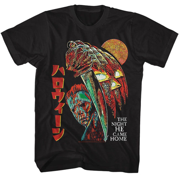 Halloween-Halloween Japan-Black Adult S/S T-Shirt - Black