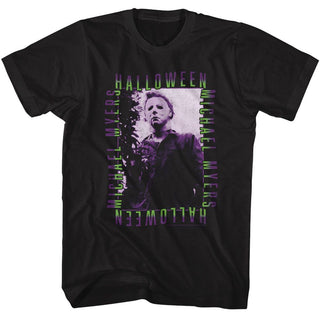 Halloween Halloween Repeat Gradient Text Adult T-Shirts