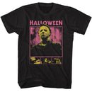Halloween-Halloween Movie Scenes With Quote-Black Adult S/S T-Shirt - Black
