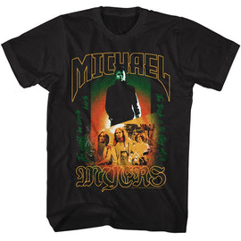 Halloween-Halloween Michael Myers V2-Black Adult S/S T-Shirt - Black