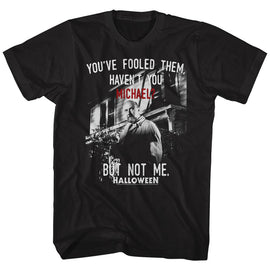 Halloween-Not Me-Black Adult S/S T-Shirt - Black