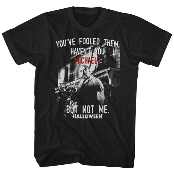 Halloween-Not Me-Black Adult S/S T-Shirt - Black