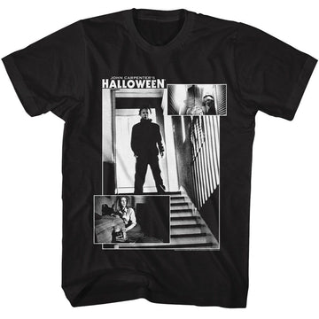 Halloween-Halloween 3 Shot-Black Adult S/S T-Shirt - Black