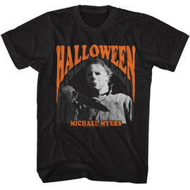 Halloween-Halloween Melt-Black Adult S/S T-Shirt - Black
