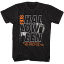 Halloween-Halloween Hollow-Black Adult S/S T-Shirt - Black