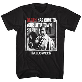 Halloween-Death-Black Adult S/S T-Shirt - Black