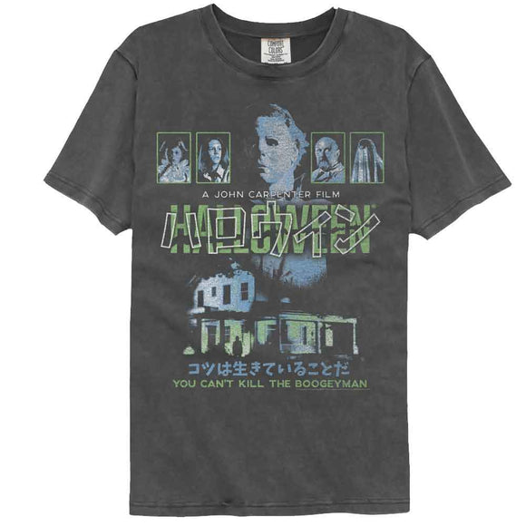 Halloween-Halloween Poster Style W Japanese-Pepper Comfort Color Adult S/S T-Shirt - Pepper