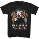 Halloween-Halloween Myers Spiral-Black Adult S/S T-Shirt - Black