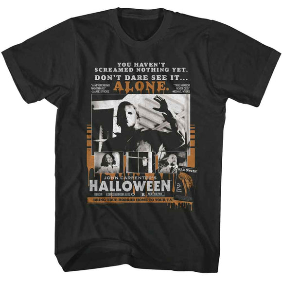Halloween-Halloween Home Video Poster-Smoke Adult S/S T-Shirt - Smoke
