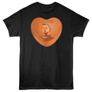Halloween-Halloween Candy Heart-Black Adult S/S T-Shirt - Black