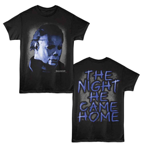 Halloween-Halloween The Night-Black Adult S/S T-Shirt ***F&B***-S - Black