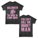 Halloween-Halloween Laurie Scared Face-Smoke Adult S/S T-Shirt ***F&B*** - Smoke