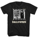 Halloween-Film Strip-Black Adult S/S T-Shirt - Black