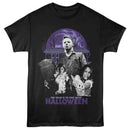 Halloween-Halloween Fullmoon-Black Adult S/S T-Shirt - Black