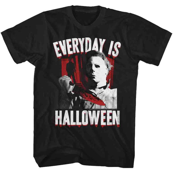 Halloween-Everyday-Black Adult S/S T-Shirt - Black