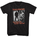 Halloween-The Night-Black Adult S/S T-Shirt - Black