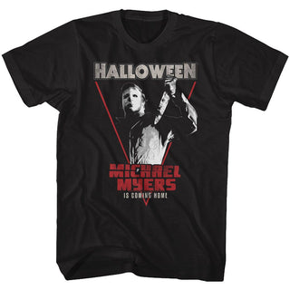 Halloween Michael Coming Home Adult T-Shirts