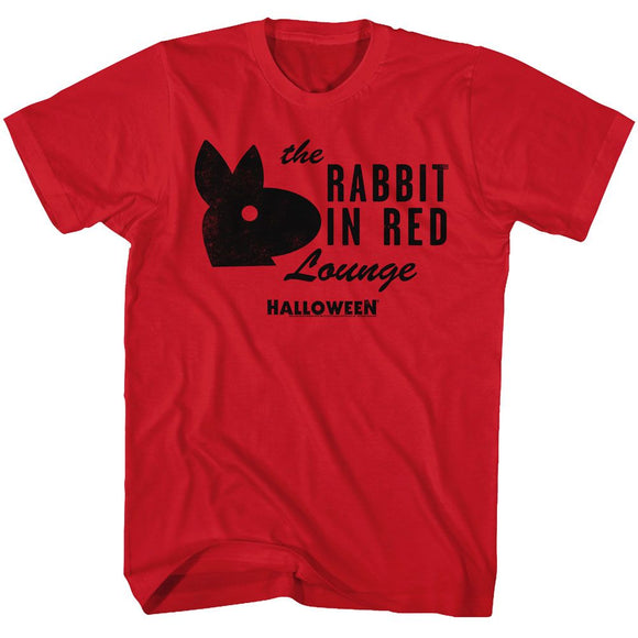 Halloween-Rabbit-Red Adult S/S T-Shirt - Red