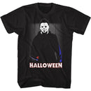 Halloween-In The House-Black Adult S/S T-Shirt - Black