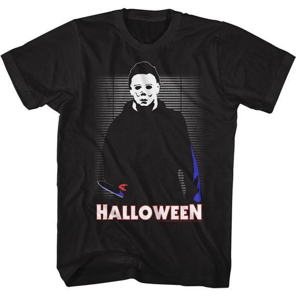 Halloween-In The House-Black Adult S/S T-Shirt - Black