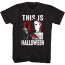 Halloween-This Is Halloween-Black Adult S/S T-Shirt - Black