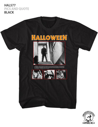 Halloween Pics And Quote Adult T-Shirts