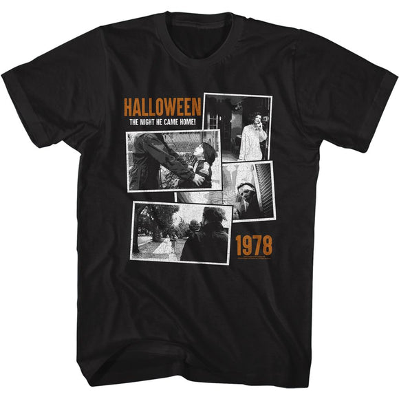Halloween-Memories-Black Adult S/S T-Shirt - Black