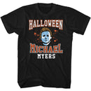 Halloween-Halloween Varsity 2-Black Adult S/S T-Shirt - Black