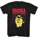 Hammer Horror-Dracula Pod-Black Adult S/S T-Shirt - Black