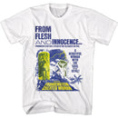 Hammer Horror-Flesh And Innocence-White Adult S/S T-Shirt - White