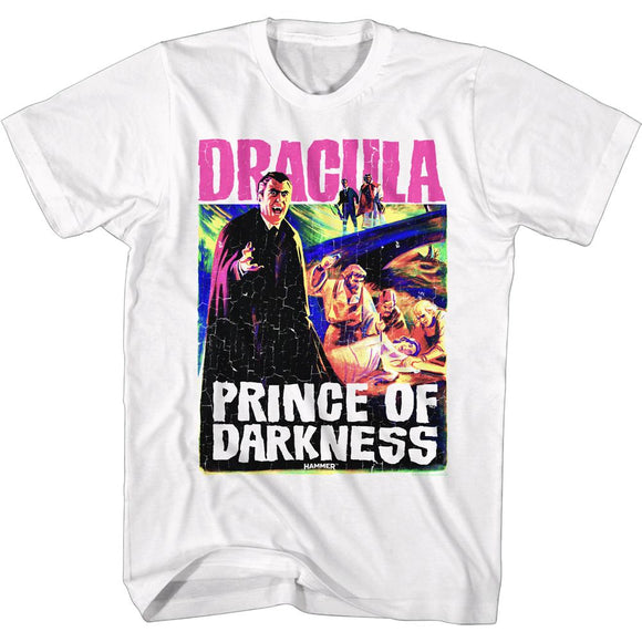 Hammer Horror-Bright Pod Poster-White Adult S/S T-Shirt - White