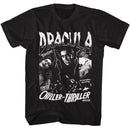 Hammer Horror-Hammer Horror Chiller Thriller-Black Adult S/S T-Shirt - Black