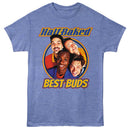 Half Baked Best Buds Light Blue Heather Adult T-Shirt