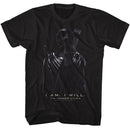 Hunger Games-Hunger Games Katniss Back-Black Adult S/S T-Shirt - Black