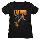 Hunger Games-Hunger Games Katniss Duo Photo-Black Ladies S/S T-Shirt - Black