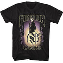 Hunger Games-Hunger Games Finnick Odair-Black Adult S/S T-Shirt - Black