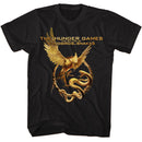 Hunger Games-Hunger Games Boss Fight-Black Adult S/S T-Shirt - Black