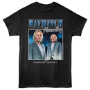 Hunger Games-Hunger Games Nobody Wins Square-Black Adult S/S T-Shirt - Black