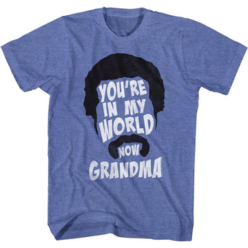 Happy Gilmore-Youre In My World-Royal Heather Adult S/S T-Shirt - Royal Heather