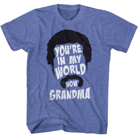 Happy Gilmore-Youre In My World-Royal Heather Adult S/S T-Shirt - Royal Heather