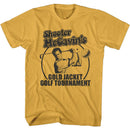 Happy Gilmore-Gold Jacket Tourney-Ginger Adult S/S T-Shirt - Ginger