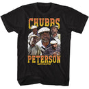 Happy Gilmore-Happy Gilmore Chubbs Peterson-Black Adult S/S T-Shirt - Black