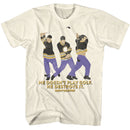Happy Gilmore-Happy Gilmore He Destroys It-Natural Adult S/S T-Shirt - Natural