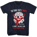 Happy Gilmore-Happy Gilmore You Think Thats Funny-Navy Adult S/S T-Shirt - Navy