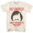 Happy Gilmore-Happy Gilmore Hey Shooter-Natural Adult S/S T-Shirt - Natural