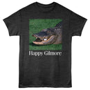 Happy Gilmore-Happy Gilmore Gator Square-Black Heather Adult S/S T-Shirt - Black Heather