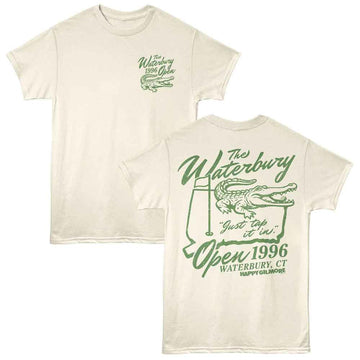 Happy Gilmore-Happy Gilmore The Waterbury Open-Natural Adult S/S T-Shirt ***F&B***-S - Natural