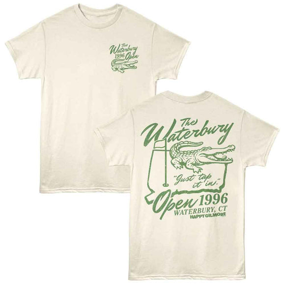 Happy Gilmore-Happy Gilmore The Waterbury Open-Natural Adult S/S T-Shirt ***F&B***-S - Natural