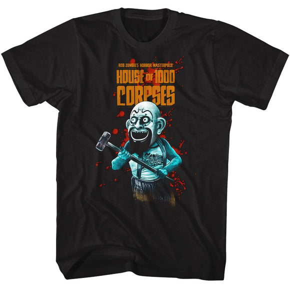 House Of 1000 Corpses-Ho1C Sledgehammer-Black Adult S/S T-Shirt - Black